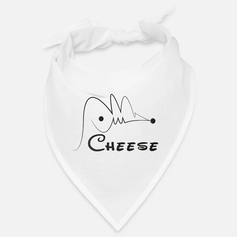 Hasan Mouse Calligraphy - Bandana - white