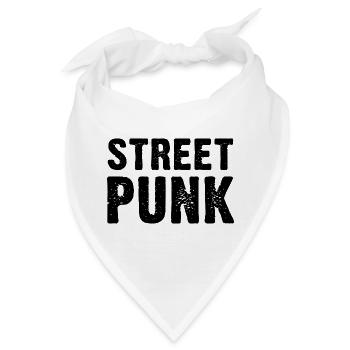 Street Punk - Bandana - Weiß - Vorne