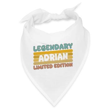 Legendary Adrian - Bandana - Weiß - Vorne