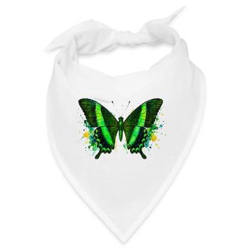Smaragdschwalbenschwanz Papilio palinurus Schmetterling - Bandana - Weiß - Vorne