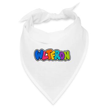 Weltfrieden  - Bandana - Weiß - Vorne
