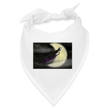 Mondflug: Himmlischer Schatten - Bandana - Weiß - Vorne