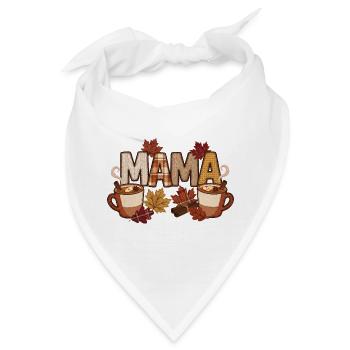 Fall Mama Cozy Patchwork Cider - Bandana - Weiß - Vorne