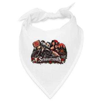  Schwarzwald Bikerin Hell Yeah Motorrad Und - Bandana - Weiß - Vorne