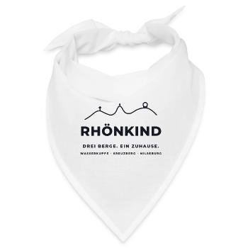 Rhönkind – Wasserkuppe, Kreuzberg, Milseburg - Bandana - Weiß - Vorne
