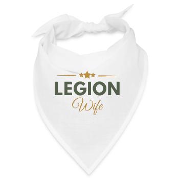 Legion-Ehefrau - Bandana - Weiß - Vorne