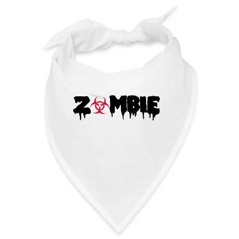 Zombie - Bandana - Weiß - Vorne