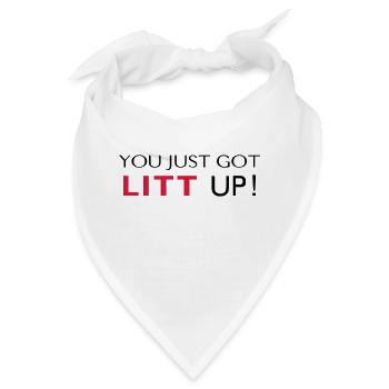 LITT UP! - Bandana - Weiß - Vorne