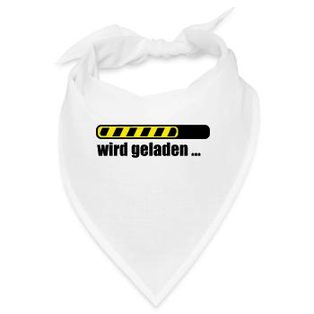 Ladebalken PC loading Computer Download - Bandana - Weiß - Vorne