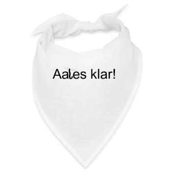 Aales klar - Bandana - Weiß - Vorne