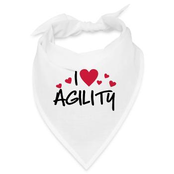 agility - Bandana - Weiß - Vorne