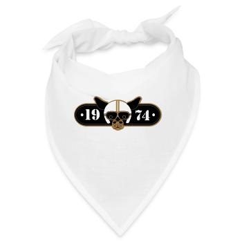 BDMCC 1974 Langer Hund - Bandana - Weiß - Vorne