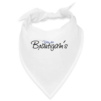 vater_des_braeutgams - Bandana - Weiß - Vorne