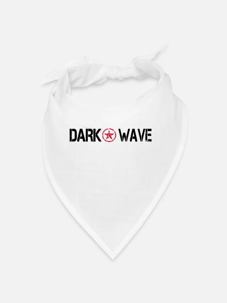 dark wave - Bandana - Weiß - Vorne