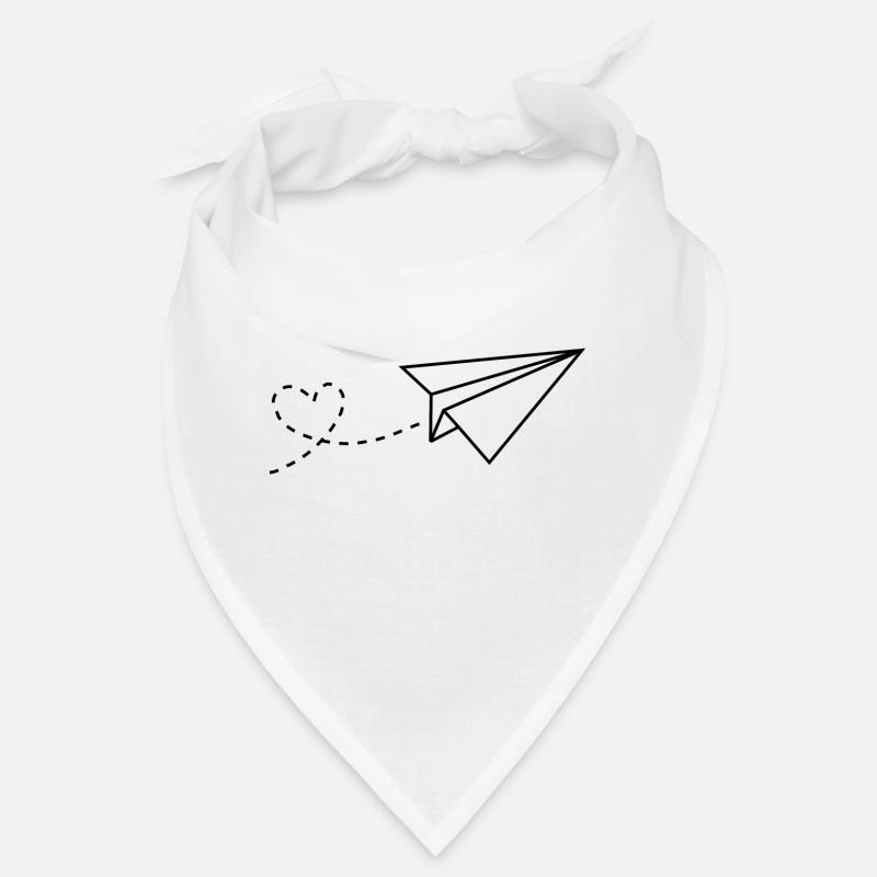 Plan de papier de coeur Bandana