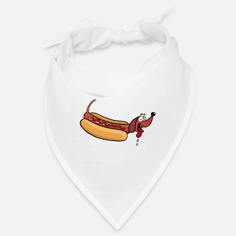 Chien chaud - Bandana - blanc