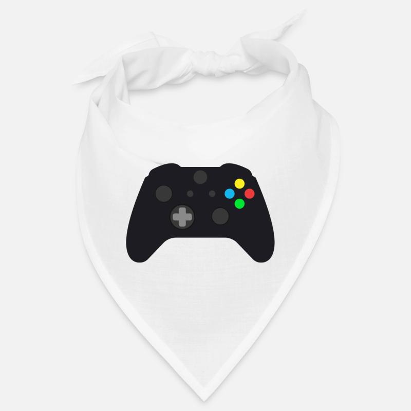 Dark Gamepad Neon Buttons Bandana