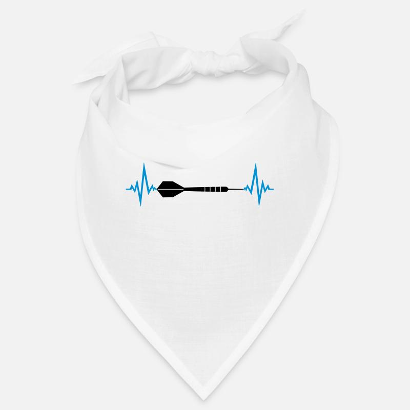 frequenz herzschlag puls logo text spielen darts v Bandana