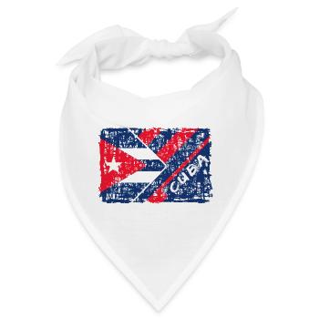 Kuba Flaggen Design / Geschenk Nordamerika - Bandana - Weiß - Vorne