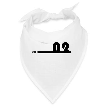 02_Black_Bauhaus93 - Bandana - Weiß - Vorne