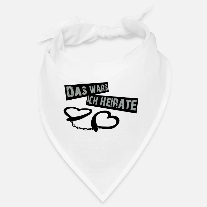 ich_heirate_schwarz Bandana