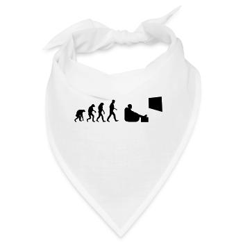 Fernsehen Bingewatching Serienmarathonevolution - Bandana - Weiß - Vorne