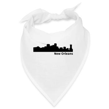 New Orleans - Bandana - Weiß - Vorne