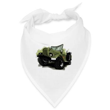 GAZ 69 - Bandana - Weiß - Vorne