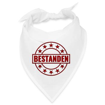 Bestanden Stempel - Bandana - Weiß - Vorne