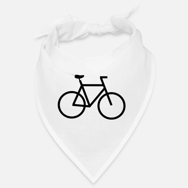 Image d’ombre du logo de vélo simple Bandana