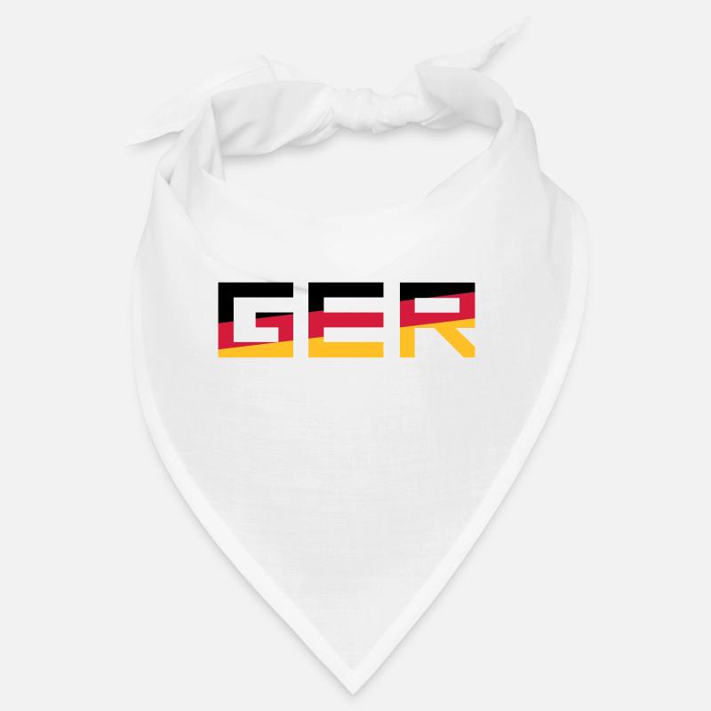 GER Team Germany Germany Couleurs Noir Rouge Go Bandana