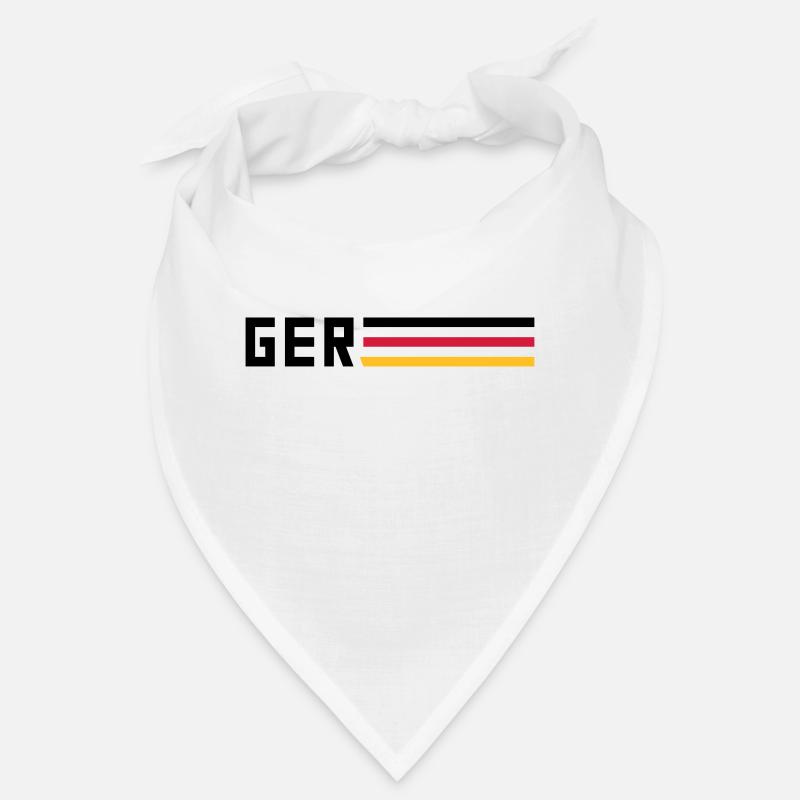 GER drapeau logo équipe équipe Allemagne sport Bandana
