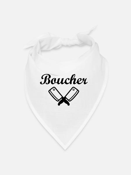 Boucher - Bandana - blanc
