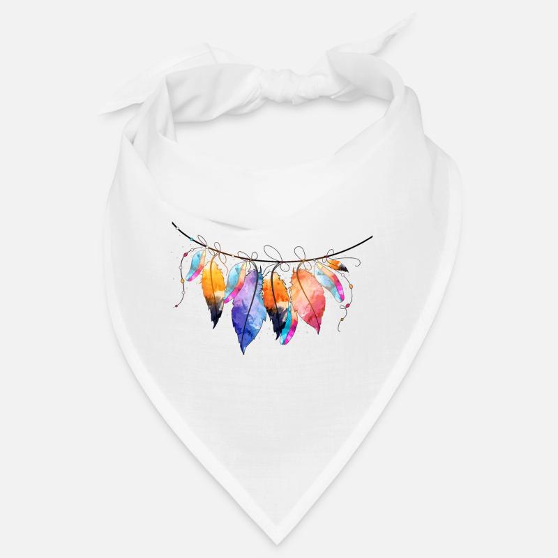 Farbenfroher Traumfänger-Design Bandana
