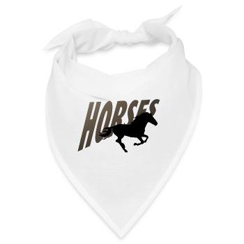 HORSES - Bandana - Weiß - Vorne