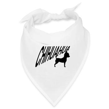 CHIHUAHUA - Bandana - Weiß - Vorne