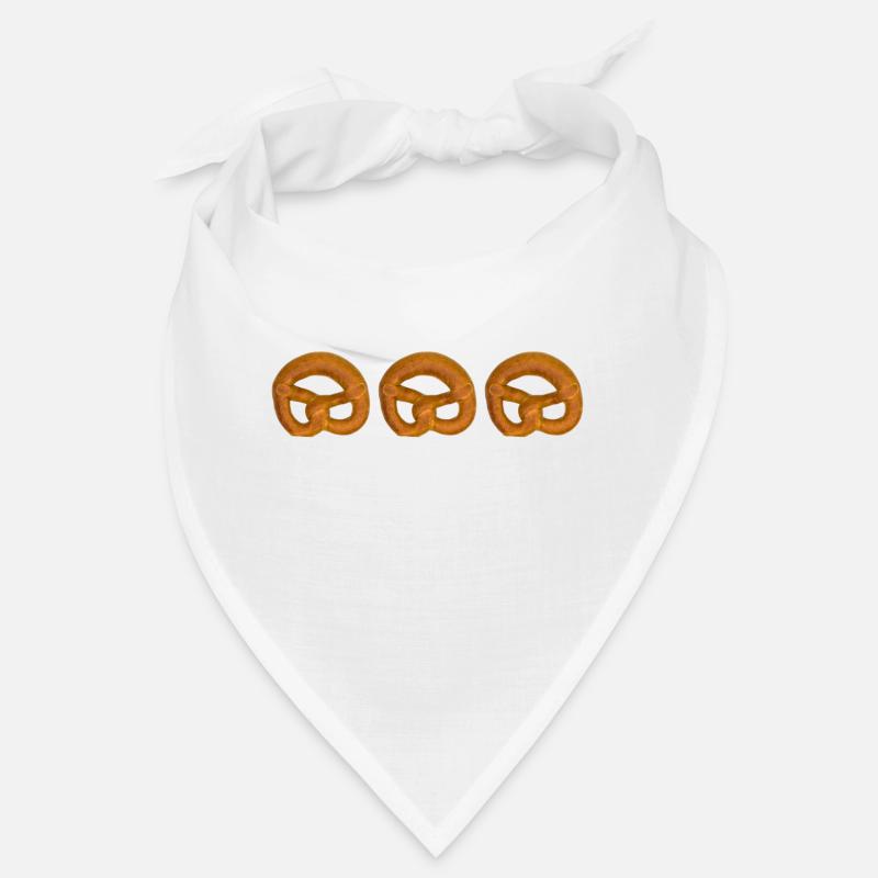 Bretzel. Pretzel. Kringlu. Galleta salada. Precel. Bandana