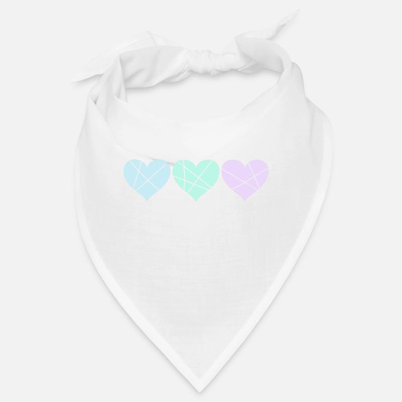 Pastel Hearts Bandana
