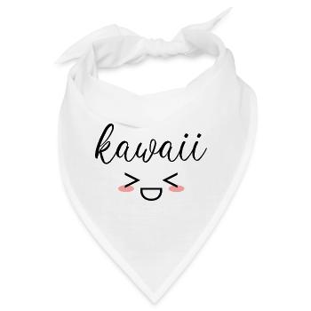 Kawaii - Bandana - Weiß - Vorne