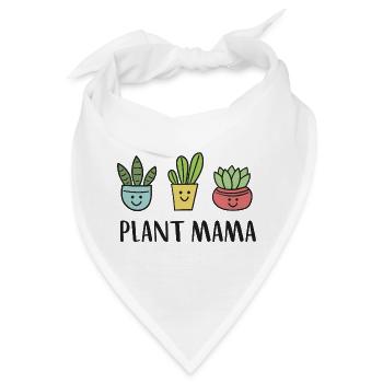 Pflanzen Garten Gärtnerin - Bandana - Weiß - Vorne