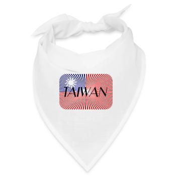 Taiwan - Bandana - Weiß - Vorne