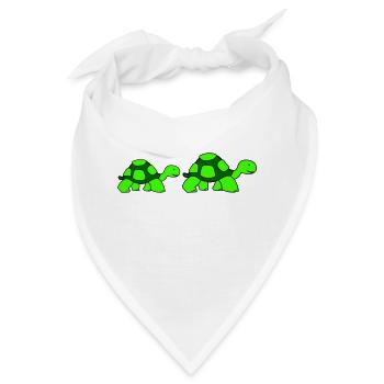 turtle family - Bandana - Weiß - Vorne