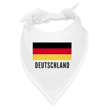 Deutschland  - Bandana - Weiß - Vorne