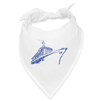 Kreuzfahrtschiff Kreuzfahrt Schiff Luxus - Bandana - Weiß - Vorne