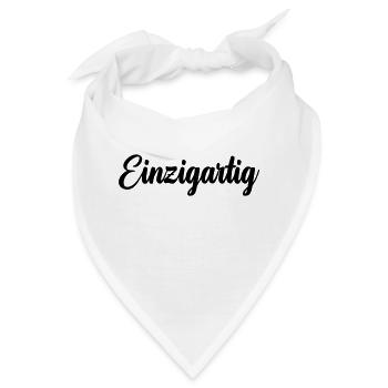 Einzigartig - Bandana - Weiß - Vorne