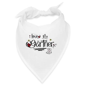 Gärtner - Bandana - Weiß - Vorne