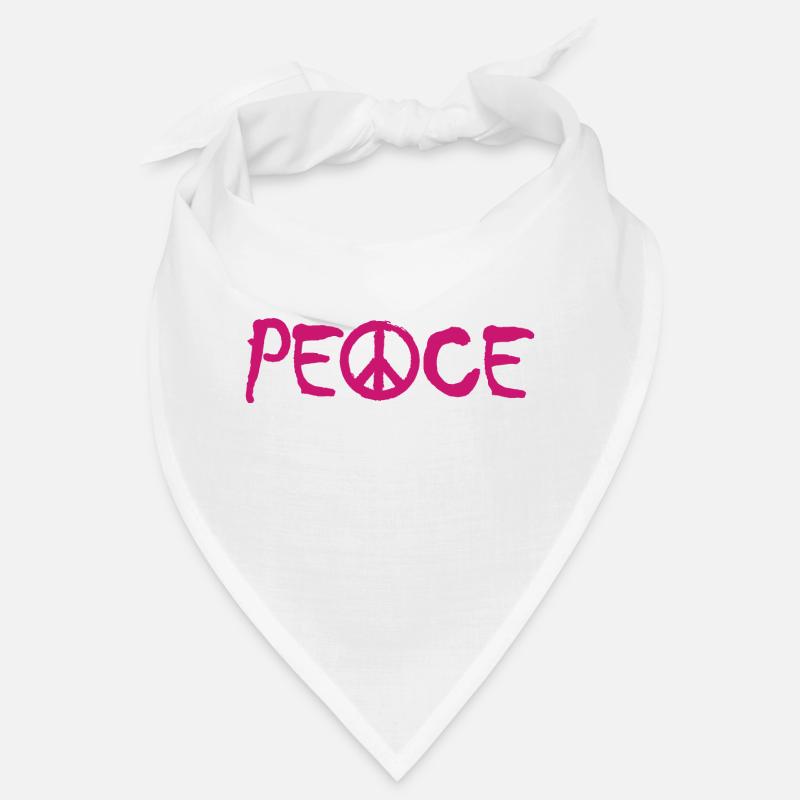 PAIX - avec le A comme symbole de paix Signe de paix Bandana