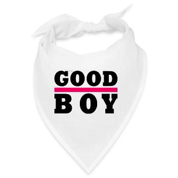 Good boy - Bandana - Weiß - Vorne