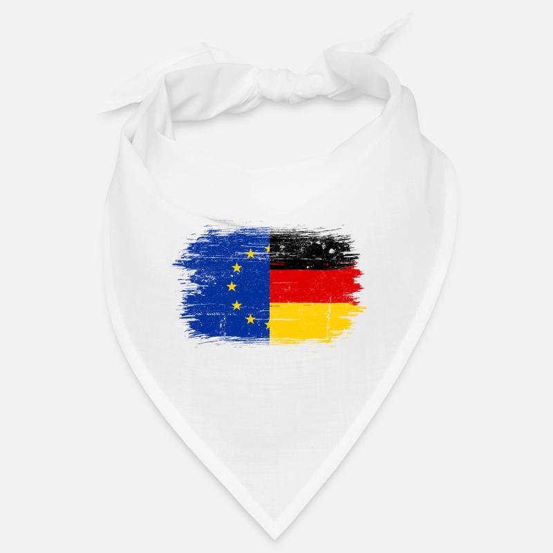 Hinweis Fusion EUGermany Pinsel - Bandana - Weiß