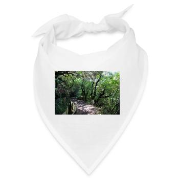 Madeira Portugal Poster - Bandana - Weiß - Vorne